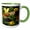 Green/White, variant on 3drose, Food Healthy Eating Fruits Vegetables Nuts, 11oz Magic Transforming Mug