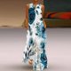 thumbnail image 2 of Gibobby Vestido largo casual de verano para mujer Vestido largo adecuado para mujer, vestido largo elegante suelto a la moda de verano para mujer, vestidos florales (Azul,XL), 2 of 5