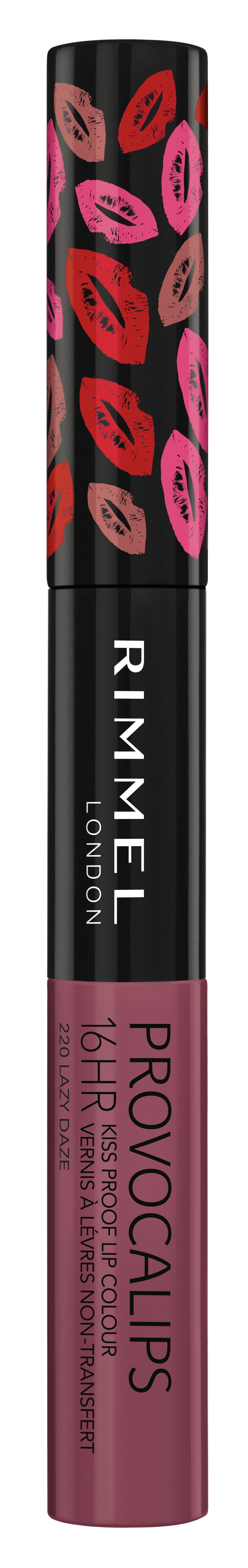 (2 pack) Rimmel Provocalips 16HR Kiss Proof Lip Colour, Lazy Daze