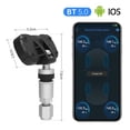 thumbnail image 3 of 4 Pcs Moniteur de Pression des Pneus Sans Fil Intégré Bluetooth-compatible 5.0 TPMS Compatible pour Android Ios Noir+argent, 3 of 5