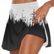 thumbnail image 1 of Faldas de Verano para las Mujeres Impresión Hoja Plisado Tenis Atlético Elástico Pantalones Cortos, Falso Dos Piezas Pantalones Falda para Diario, 1 of 6