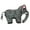 Gray, variant on Tuffy Zoo Monkey Durable Plush Squeaky Dog Toy