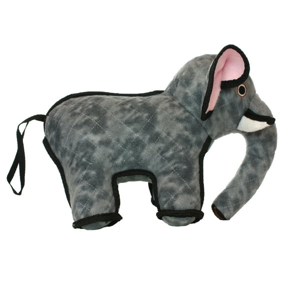 Tuffy Zoo Elephant Durable Plush Dog Toy