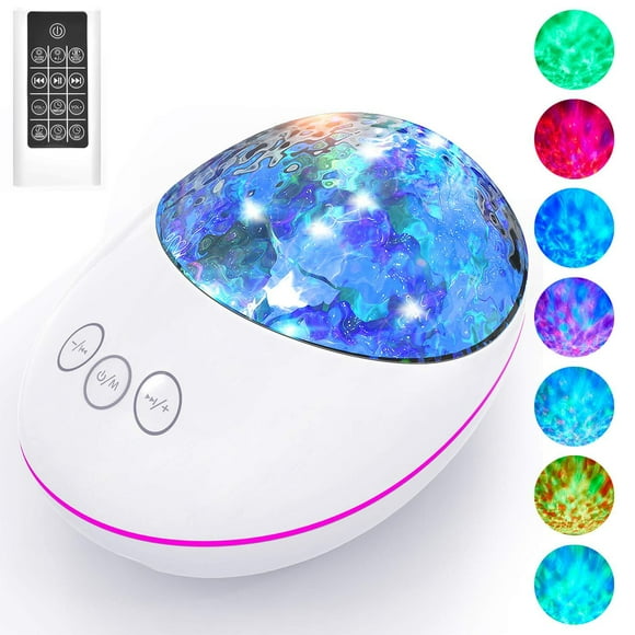 Galaxy Projector,Night Light Projector Star Projector Bedroom Ocean Wave Projector Kids White Noise Music Bluetooth Projector Lamp Ceiling Lamp Led Gift