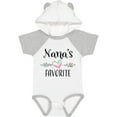 thumbnail image 3 of Inktastic Nana's Favorite- Heart Grandchild Boys or Girls Baby Bodysuit, 3 of 5