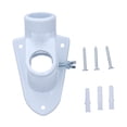 thumbnail image 2 of Soporte de poste de bandera soporte de montaje de poste de bandera de 2 posiciones de cabeza doble de metal con 3 tornillos para camión de techo de patio de pared ANGGREK Otros, 2 of 8