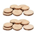 thumbnail image 1 of 20PCS Rebanada de Registro de Madera Redonda de áRbol Natural para Decoración de Mesa de Corteza de Centro de Mesa, 1 of 1