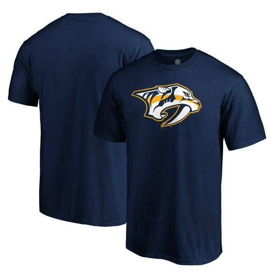 Men's Navy Nashville Predators Primary Logo Team T-Shirt