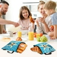 thumbnail image 7 of Haosy 3 Pack Reusable Ziploc Bags BPA Free Healthy Food Storage Bag Leakproof Sandwich Snack Freezer Bags Starfish with Sunglasses, 7 of 7