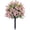 Pink, variant on Artificial Boxwood Topiary Ball Tree,Artificial Violet Flowers,23" Outdoors Fake UV Resistant Plants with Ground Spike,for Lawn Yard Garden Home Decor