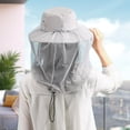 thumbnail image 3 of OUSITAID Bonnet Moustiquaire pour Tête - Casquette Anti-Insectes UPF 50+ Protection Solaire avec Filet Caché pour Apiculture Randonnée Hommes et Femmes, 3 of 9