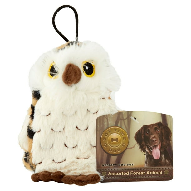 Toy Time Owl Animal Plush Dog Toy, 6