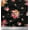 Black, variant on Soimoi Cotton Duck Fabric Leaves & Rose Flower Printed Craft Fabric by The Yard 42 Inch Wide