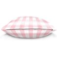 thumbnail image 2 of GZHJMY Soft Smooth Skin-Friendly Throw Pillow Cover without Pillow Case16"x16"Shrink-Resistant Breathable Hidden Zipper Opening, Sofa Bed Office Farmhouse Room Easy to Disassemble|Pink Buffalo Plaid, 2 of 7