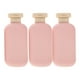 thumbnail image 4 of 3 botellas de viaje para champú y acondicionador, envases de loción rosas, dispensadores rellenables, botellas exprimibles para champú., 4 of 5