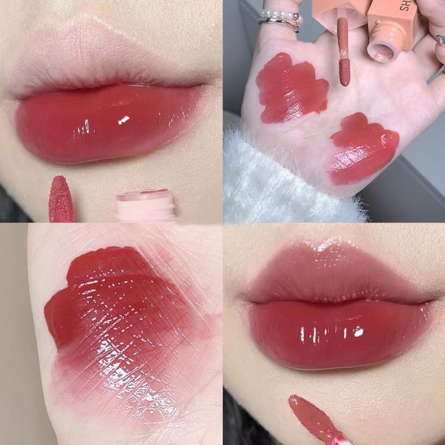 Xihbxyly Bálsamo Labial Jaspeado, Lápiz Labial Hidratante con Color, Set de Bálsamo Labial con Sabor, Fórmula Fácil de Enjuagar, Regalo Perfecto para Cumpleaños o Festividades, Empaque Portátil para