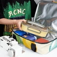thumbnail image 6 of Bowling Double Layered Insulated Lunch Bag with Two Compartments, Large Capacity, Hand-Held, 7.1x11.4x16.1 Inches, 6 of 6