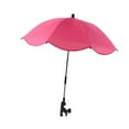 thumbnail image 4 of colaxi Clip on Umbrella Parasol Modern Waterproof Multifunctional Plant Shade Beach Chair Umbrella for Outdoor Summer Travel Camping Red, 4 of 10