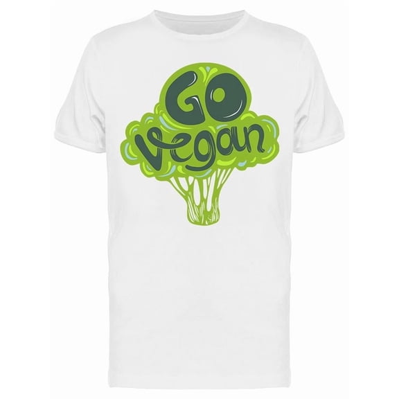 Go Vegan, Broccoli Tee Men's -Image by Shutterstock
