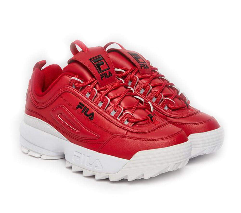 Afrika strand kanal Fila Womens Disruptor II Premium Sneaker, Adult, Red/Black/White, 10 -  Walmart.com