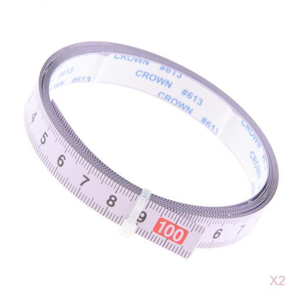 Cinta métrica autoadhesiva Zulema 2 Piezas 100 CM 200 CM Color blanco