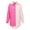 Fuchsia&Pink, variant on Women's Button Down Blouses Color Block Shirts Casual Long Sleeve Loose Fit Tops