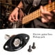 thumbnail image 2 of Kearding Toma de placa de salida de conector de entrada de guitarra ovalada de 1/4 pulgadas para guitarra eléctrica Mono y bajo con 2 tornillos de Cables de audio/vídeo, 2 of 5