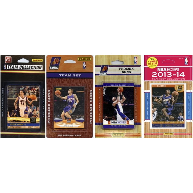 Nba Phoenix Suns 4 Different Licensed Trading Card Team Sets