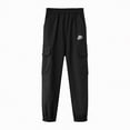 thumbnail image 6 of NOLDARES Boys Joggers Pants Toddler Quick Dry Lightweight Hiking Pants Kids Pull On Sweatpants(Black,3-4 Years), 6 of 7