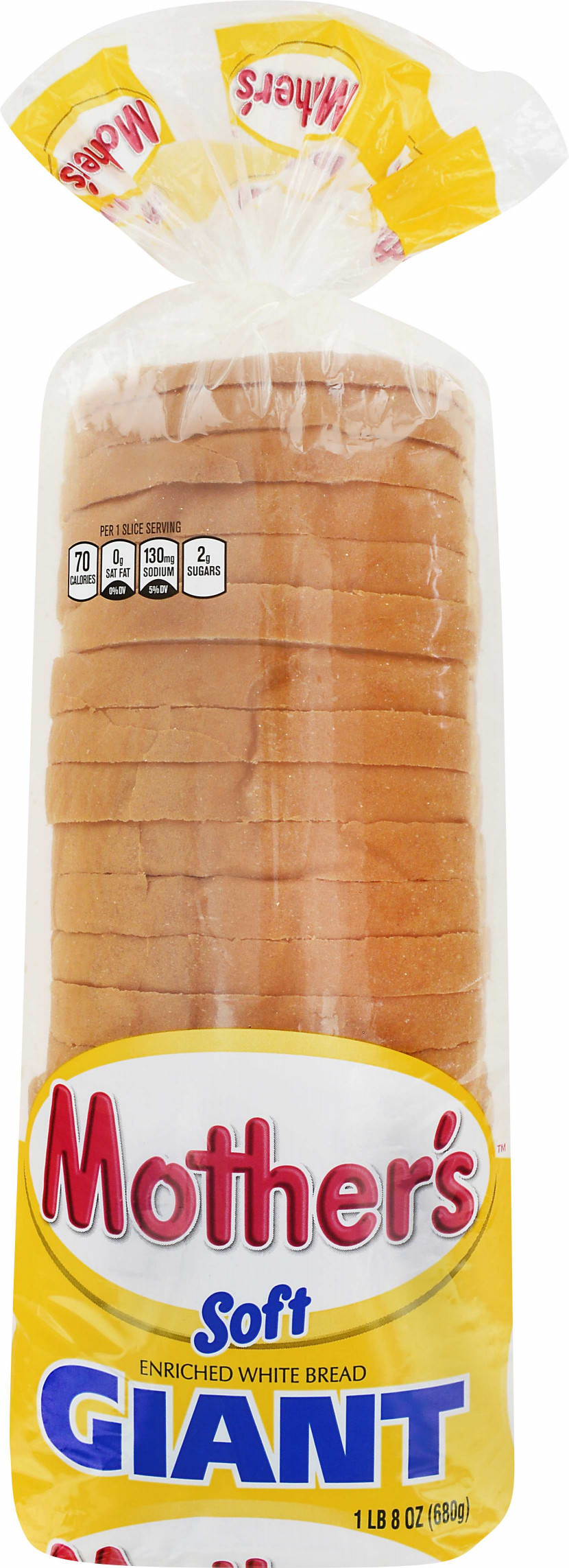 Mother's Soft Giant White Bread 24 oz