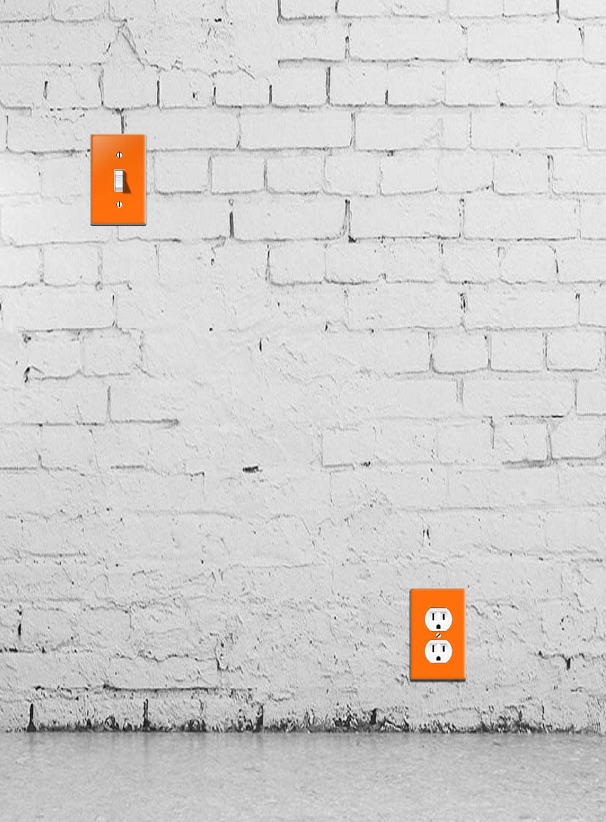 Brick Light Switch Cover Wall Decal Light Switch Plate Lamp Double