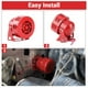 thumbnail image 5 of 2X AC110V Sirena de Ataque AéReo Bocina Altavoz Sonido de Alarma Mini Motor EléCtrico Impulsado VehíCulo de FáBrica Mini Bocina de Sirena Ruidosa, 5 of 5