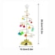 thumbnail image 3 of Fiudx Lámpara Led de Árbol de Navidad, Colgante de Cristal, Funciona con Pilas, Luz Suave, Diseño Que Cuida La Vista, Elegante para Dormitorio, Sala de Estar, Boda, Funciona con 3 Pilas Aaa., 3 of 7