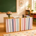 thumbnail image 5 of 6/9Ft x 29In Rectangular Teacher Desk Skirt Fabric Washable Back To School Table Cover For Classroom Bookshelf Cabinet Household Decor, 5 of 5