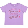 thumbnail image 3 of Inktastic Gymnast Future Girls Toddler T-Shirt, 3 of 5