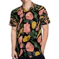 thumbnail image 4 of High Quality Hawaiian Shirts for Men Short Sleeve Aloha Beach Shirt Floral Summer Casual Button Down Shirts Blouses EBDMCT, 4 of 7