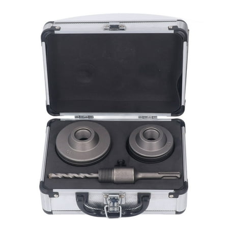 

3Pcs Hole Saw 65mm 80mm Concrete Cutting Carbide Hole Saw Opener Drill Bit Set Kit for Drilling