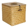 thumbnail image 4 of Handwoven Japanese Style Paper Towel Holder Home Tissue Natural Fiber Storage, 4 of 4