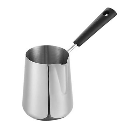 

350Ml Milk Butter Pot Coffee Pot Stainless Steel Stovetop Melting Pot with Spout for Tea Heating