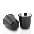 thumbnail image 1 of Easyworkz Juego de tazas de espresso de acero inoxidable con aislamiento de doble pared, 75 ml, 1 of 8