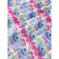 thumbnail image 5 of WIBACKER Toddler and Little Girl Cute Whale Skater Dress Ruffle Sleeve Priness A-line Sundress 1-6 Years, 5 of 7