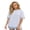 White, variant on LMLYSoH Women's Summer Oversized T-Shirt Lace Patchwork Crew Neck Short Sleeve Loose Fitting Tops