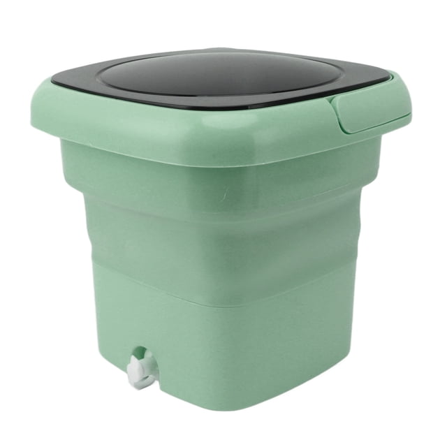 Portable Foldable Washing Machine For Travel And Apartment Use With High Speed Motor And Integrated Dehydrator
