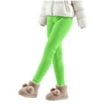thumbnail image 5 of Leggings for Girls Fleece Lined Thick Thermal Elastic Waisted Basic Pants Sllim Fit Solid Color Soft Pant for Kids 2025 Cold Weather Pants,Sizes 3-13, 5 of 9