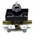 thumbnail image 6 of ALFI brand AB5501-BN Brushed Nickel Shower Valve Mixer with Square Lever Handle, 6 of 8
