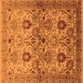 thumbnail image 1 of Ahgly Company Indoor Square Oriental Orange Industrial Area Rugs, 8' Square, 1 of 4