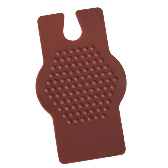 Almohadilla antideslizante de silicona Erhu, alfombrilla silenciadora, práctica Erhu, cojín Erhu portátil suave y ligero para instrumentos nacionales Café Hugo Almohadilla antideslizante Erhu