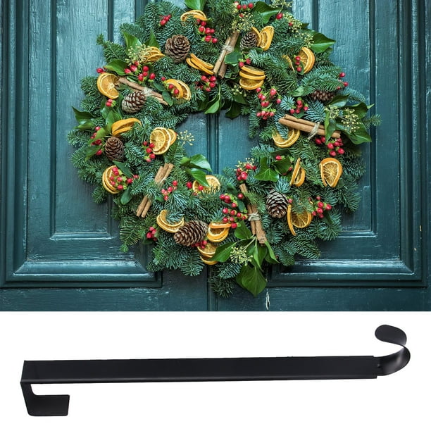 Cintre de couronne de Noël Crochet en métal sur la porte Cintre de couronne  Crochet suspendu