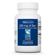 Angle View: Allergy Research Group - 200 mg of Zen - Stress Relief and Sleep Support - 60 Vegetarian Capsules