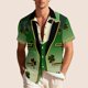 thumbnail image 5 of Ceisia St. Patrick's Day Men's Unisex Hawaiian Shirt | Summer Beach Casual Short Sleeve Button Down Gift Printed Top, 5 of 9